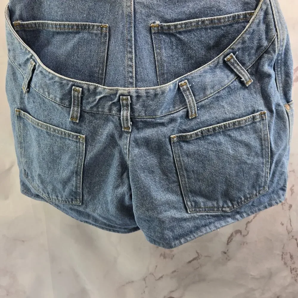 Sagwear Shorts Womens 9 28 Vintage 90s Y2K Jean Denim High ICP Baggy Rare HTF